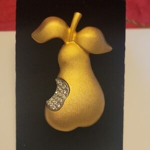 Vintage Tona Pear Brooch